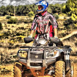 Quad biking